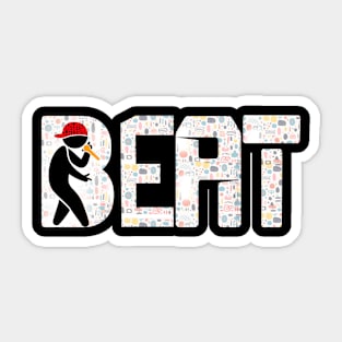 BEAT artistic Sticker